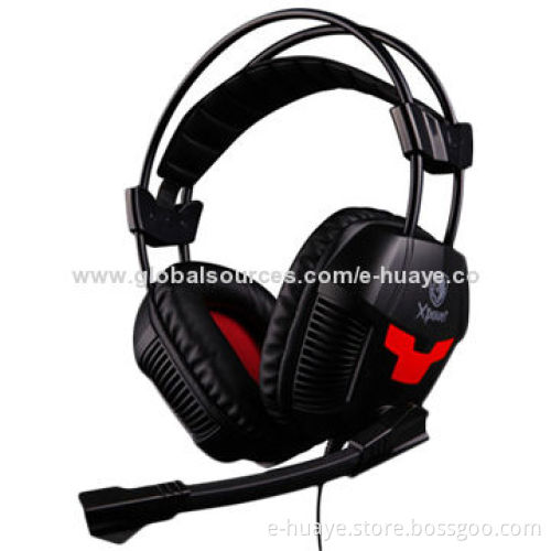 PC Gaming Headset with USB Connection and Glittering Light